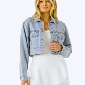 Cropped Denim Jacket